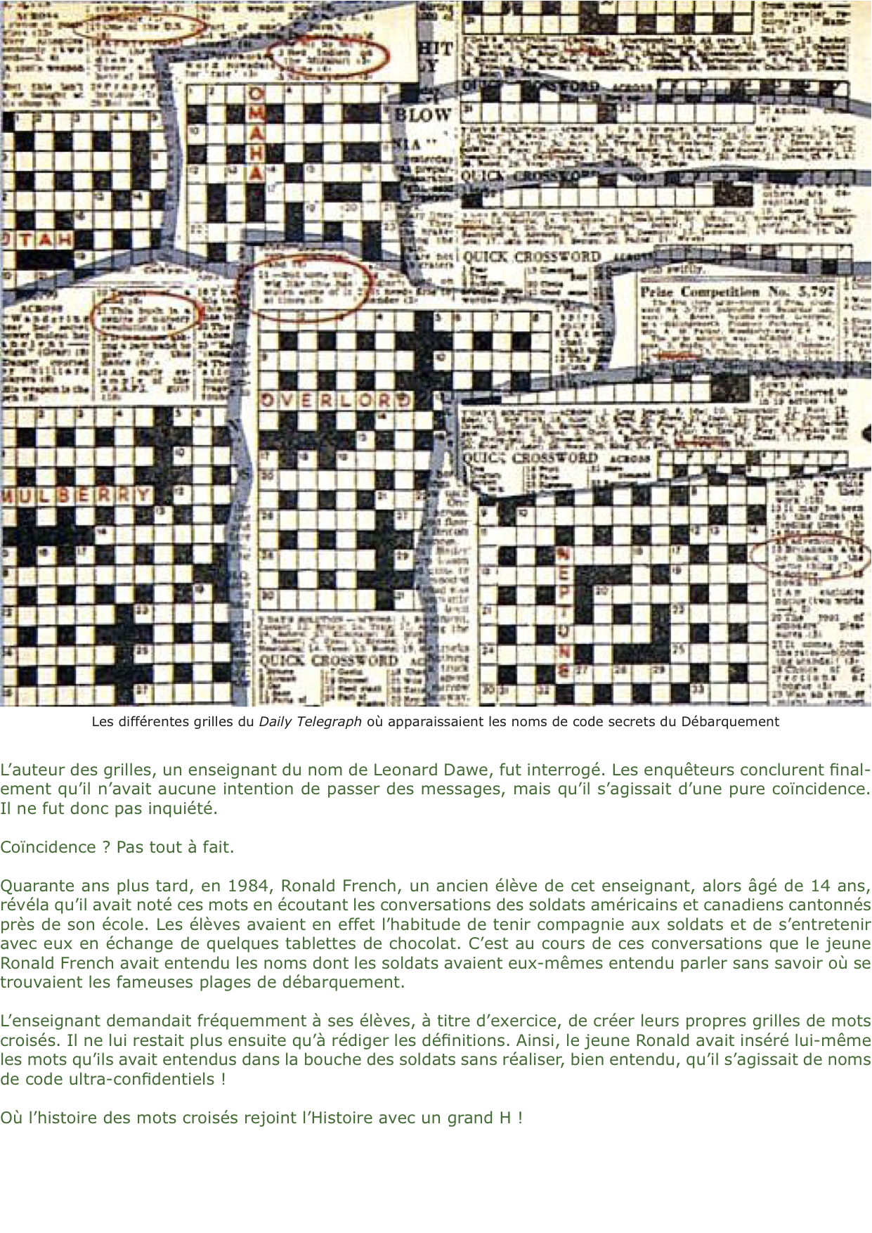 1944 les mots croises entrent dans l histoire cruciverbiste club